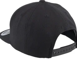 Kids Baby Shark Black Snapback - Kiddo Cap