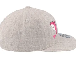 Kids Baby Shark Heather Grey Snapback - Kiddo Cap