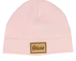 Kids Baby With Engraved Suede Patch Nautical Navy Beanie - Babybugz