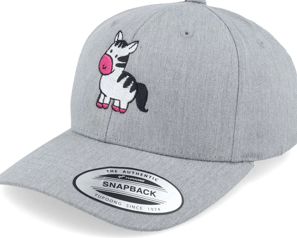 Kids Baby Zembra Grey Adjustable - Kiddo Cap