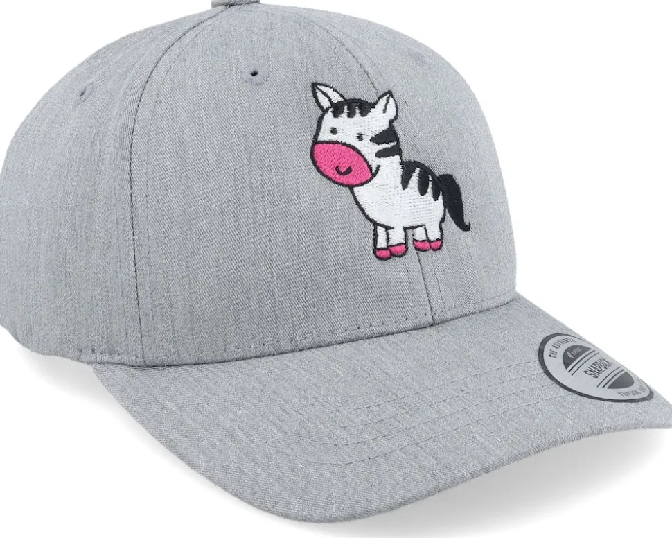 Kids Baby Zembra Grey Adjustable - Kiddo Cap