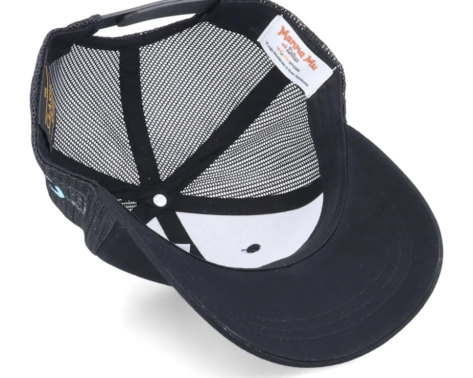 Kids Badar Black Trucker - Mamma Mu & Kråkan