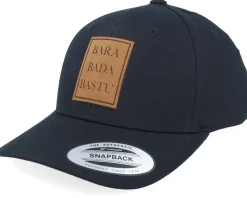 Kids Bara Bada Bastu Engraved Black Adjustable - Kiddo Cap