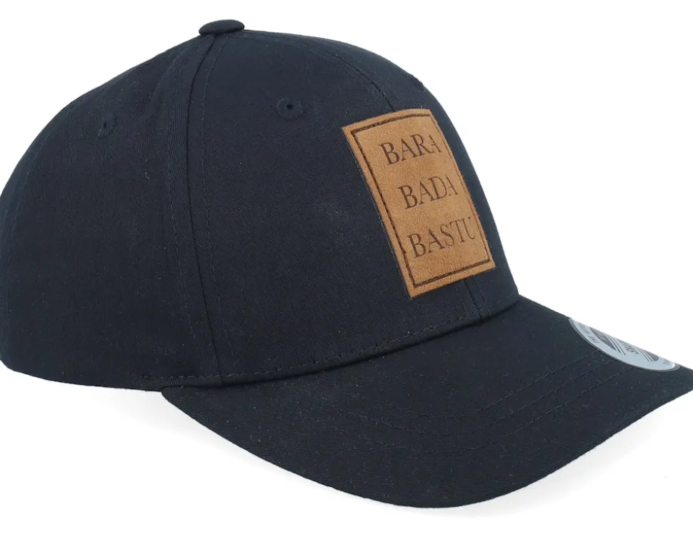 Kids Bara Bada Bastu Engraved Black Adjustable - Kiddo Cap