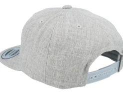 Kids Bara Bada Bastu Engraved Heather Grey Snapback - Kiddo Cap