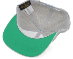 Kids Bara Bada Bastu Engraved Heather Grey Snapback - Kiddo Cap