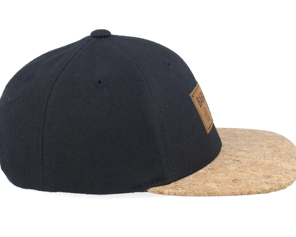 Kids Bara Bada Bastu Engraved Black/Cork Snapback - Kiddo Cap