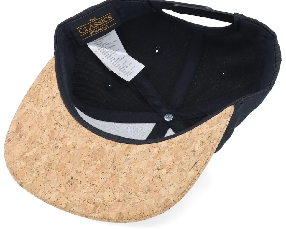 Kids Bara Bada Bastu Engraved Black/Cork Snapback - Kiddo Cap