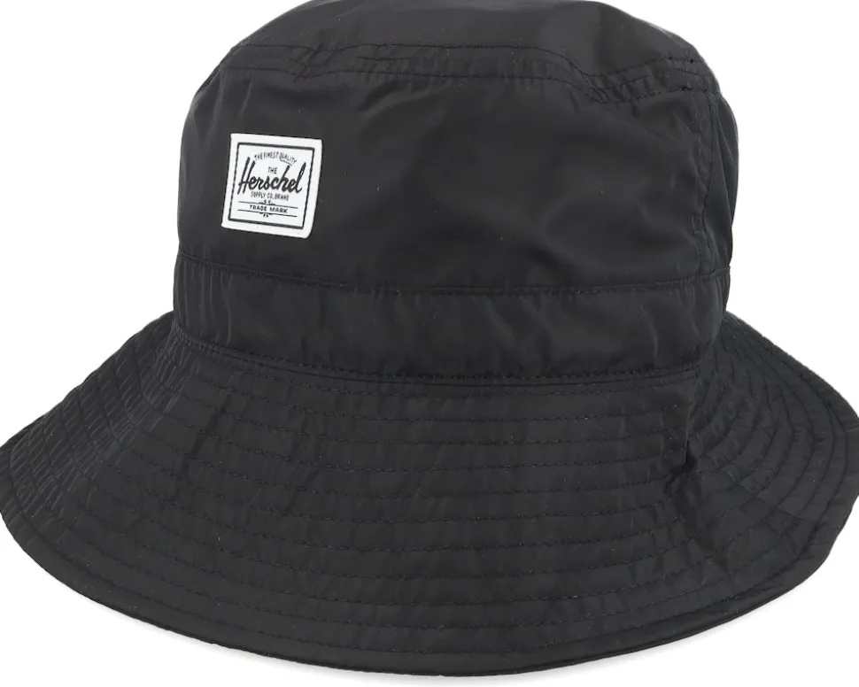 Kids Beach Toddler Hat 2-4 Year Uv Coating Black Bucket - Herschel