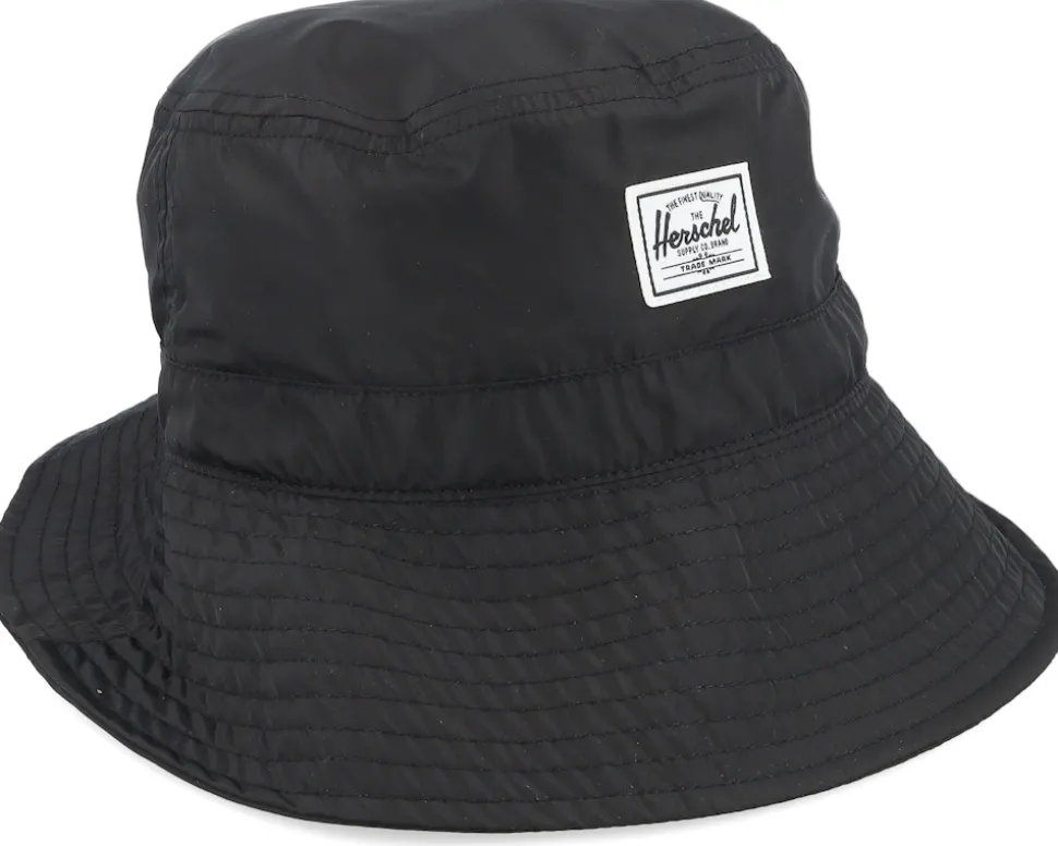 Kids Beach Toddler Hat 2-4 Year Uv Coating Black Bucket - Herschel
