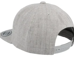 Kids Best Old English 3d Heather Grey Snapback - Kiddo Cap