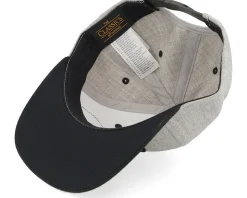 Kids Big Tractor Grey Patch Heather Grey/Black Snapback - Kiddo Cap