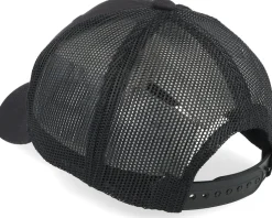 Kids Big Tractor Grey Patch Black Trucker - Kiddo Cap