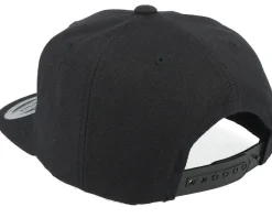 Kids Big Tractor Grey Patch Black Snapback - Kiddo Cap