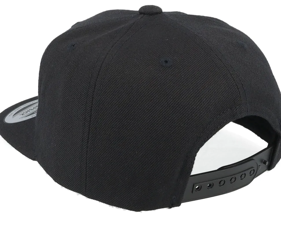 Kids Big Tractor Grey Patch Black Snapback - Kiddo Cap