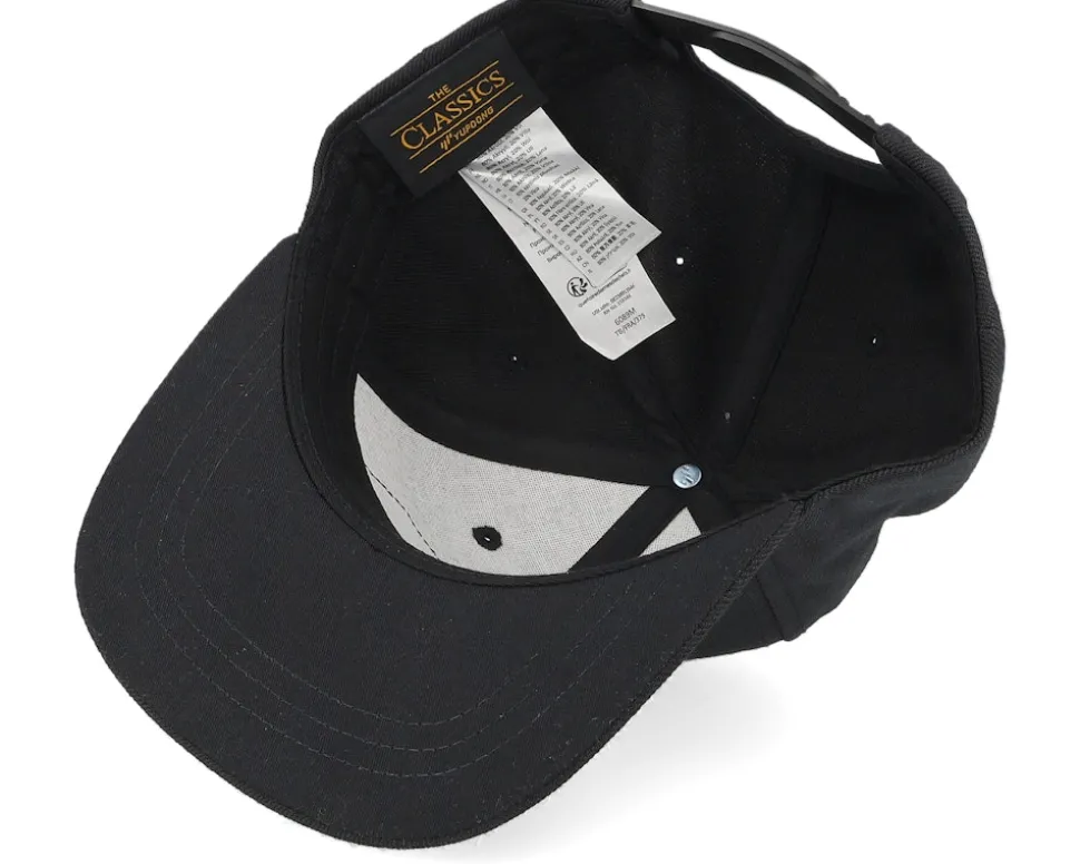 Kids Big Tractor Grey Patch Black Snapback - Kiddo Cap
