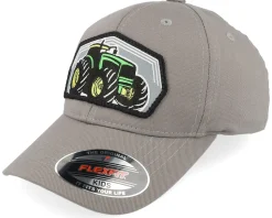 Kids Big Tractor Grey Patch Grey Flexfit - Kiddo Cap