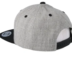 Kids Big Tractor Grey/Black Snapback - Kiddo Cap