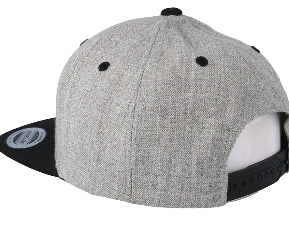 Kids Big Tractor Grey/Black Snapback - Kiddo Cap