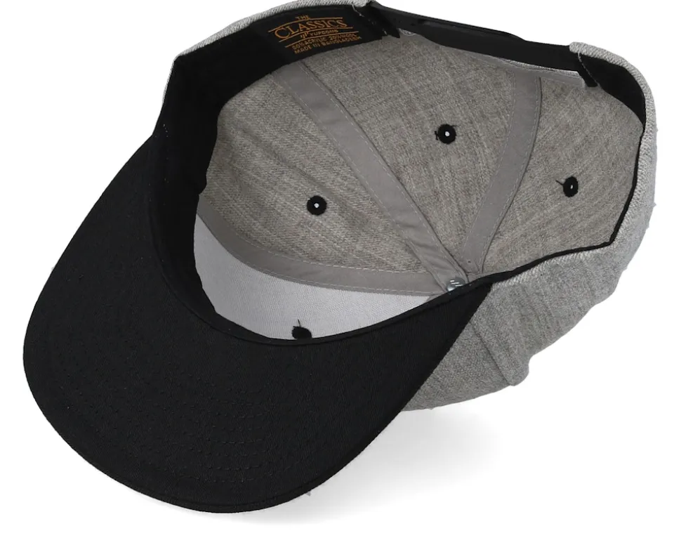 Kids Big Tractor Grey/Black Snapback - Kiddo Cap