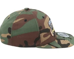 Kids Big Wheels Monster Truck Camo Snapback - Kiddo Cap