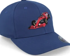 Kids Big Wheels Monster Truck Royal Blue Flexfit - Kiddo Cap