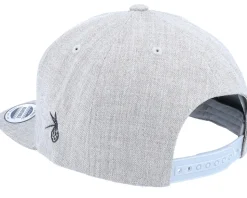 Kids Bindle Butterfly Heather Grey Snapback - Kiddo Cap