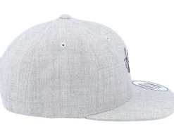 Kids Bindle Butterfly Heather Grey Snapback - Kiddo Cap