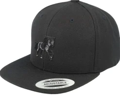 Kids Black Horse Black Snapback - Kiddo Cap