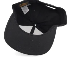 Kids Black/Black Snapback - Yupoong