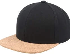 Kids Black/Cork Snapback - Yupoong