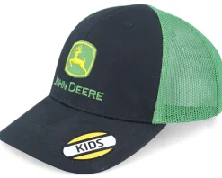 Kids Black/Green Trucker - John Deere