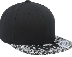 Kids Black/Paisley Snapback - Yupoong