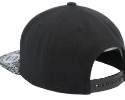 Kids Black/Paisley Snapback - Yupoong
