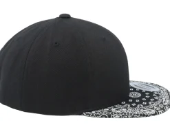 Kids Black/Paisley Snapback - Yupoong