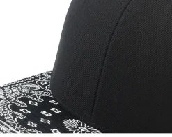 Kids Black/Paisley Snapback - Yupoong
