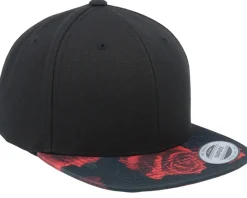 Kids Black/Rose Snapback - Yupoong