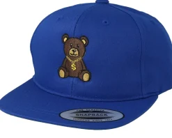 Kids Bling Bling Teddy Blue Snapback - Kiddo Cap