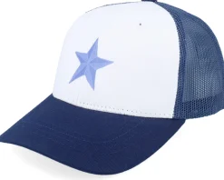Kids Blue Star White/Navy Trucker - Kiddo Cap
