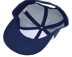 Kids Blue Star White/Navy Trucker - Kiddo Cap