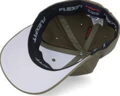 Kids Blue Tractor Olive Flexfit - Kiddo Cap