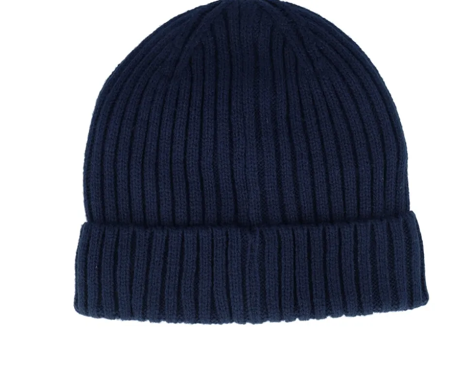 Kids Bokaro Warm Beanie With F-box Black Iris Cuff - Fila