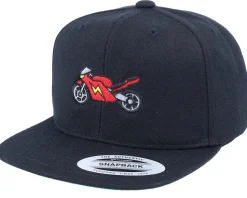 Kids Bolt Mc Bike Black Snapback - Kiddo Cap