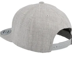Kids Boss Old English 3d Heather Grey Snapback - Kiddo Cap