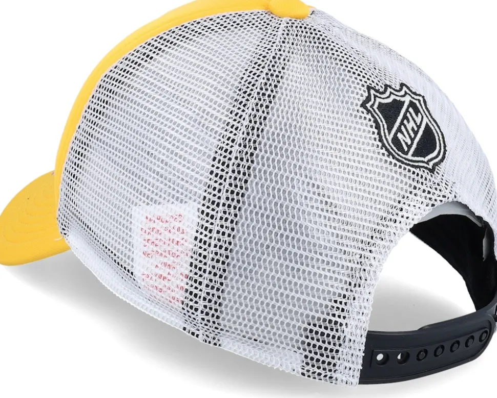 Kids Boston Bruins NHL Yellow/White Trucker - Outerstuff