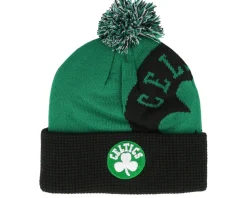 Kids Boston Celtics NBA Street Hoop Beanie Pom - Outerstuff