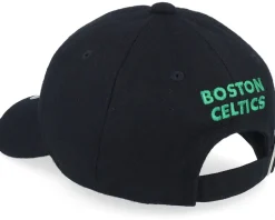 Kids Boston Celtics Retro Wooly Black Dad Cap - Outerstuff