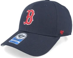 Kids Boston Red Sox Raised Basic Mvp Navy Adjustable - 47 Brand