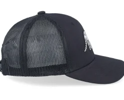 Kids Brachiosaurus Skeleton Patch Black Trucker - Kiddo Cap