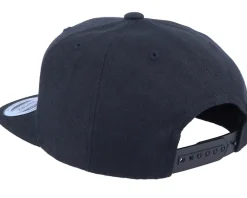 Kids Bright Blue Viper Black Snapback - Kiddo Cap